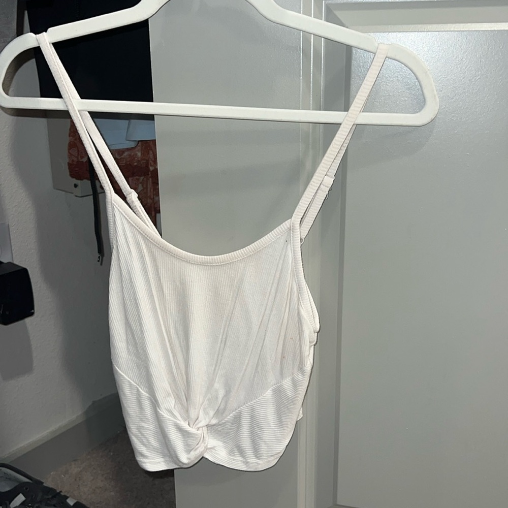 Brand: Bozzolo Size: small white crop top